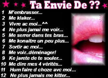 Ta envie de...